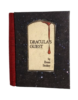 Item #65160 Dracula's Guest. Bo Press Miniature Books, Pat Sweet, Bram Stoker, Book Arts