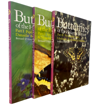 Item #65214 Butterflies of the Holarctic Region (3 Volumes). Bernard D' Abrera