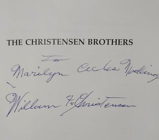 Item #65355 The Christensen Brothers: An American Dance Epic. Utah, Debra Hickenlooper Sowell,...