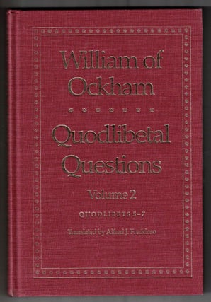 Quodlibetal Questions (Yale Library of Medieval Philosophy) - 2 volumes