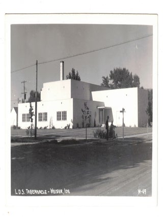Item #65458 L.D.S. Tabernacle. Weiser, Idaho. Postcard, Church of Jesus Christ of Latter-day Saints