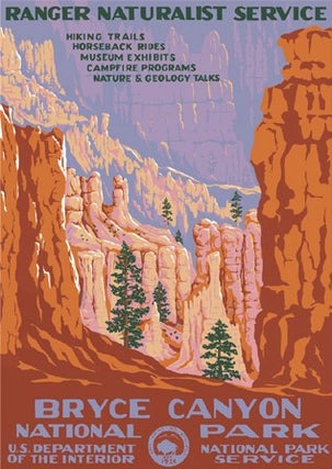 Item #65504 Bryce Canyon WPA Poster. Doug Leen