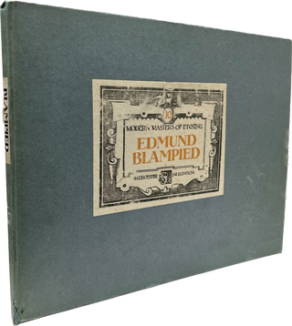 Item #65648 Modern Masters of Etching: Edmund Blampied (Number Ten). Edmund Blampied, Malcolm C....