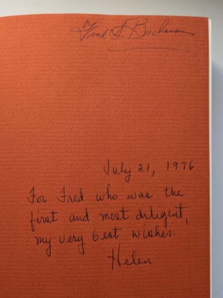 Item #65866 The Peoples of Utah. [Frederick S. Buchanan's copy. Association copy inscribed by the...
