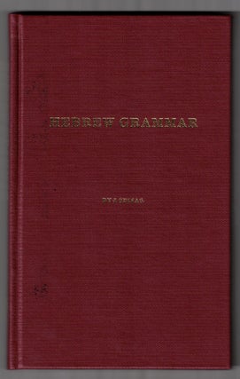 Item #65969 Manual. Hebrew Grammar for the Use of Beginners. J. Seixas, Louis C. Zucker