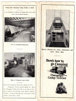 Summer Outings. Chenango Equipment Manufacturing Co. Inc. Norwich, New York (Chenango Camp Trailer)