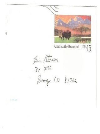 ALS to David Petersen from Edward Abbey
