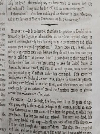 Item #66234 Brother Jonathan. For the Week Ending Saturday, February 18, 1843. With the first few...