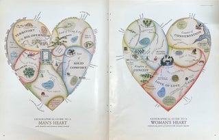 Item #66256 Geographical Guide to a Man's Heart: With Obstacles and Entrances Clearly Marked -...
