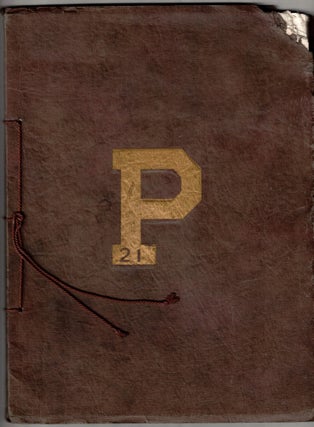 Item #66296 Red and White Annual of Park City High School 1921. Yearbook, P. O. Sandmeyer