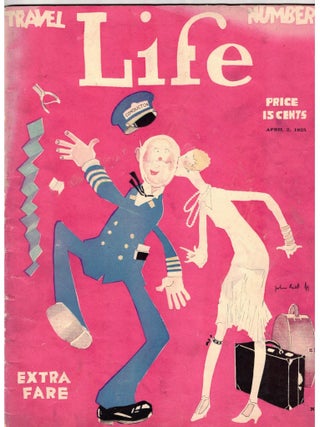 Item #66315 Life Magazine. Volume 85, Number 2213. April 2, 1925. Travel Number. John Held, Jr,...