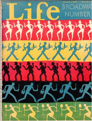 Item #66327 Life Magazine. Volume 91, No. 2357. January 5, 1928. Broadway Number. John Held, Jr,...