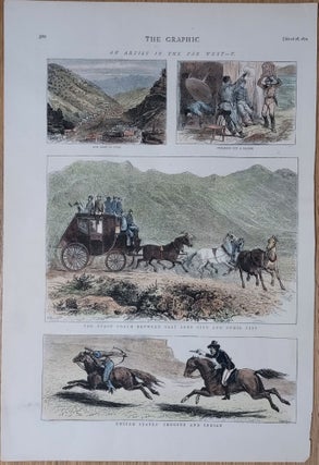 Item #66365 An Artist in the Far West - V (from The Graphic, March 28, 1874). H. Harral, S. E....