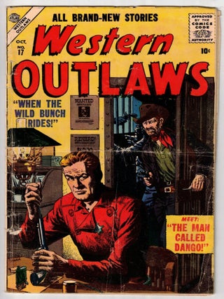 Item #66379 Western Outlaws Volume 1, Number 17, October, 1956. Comic Book, Outlaws, Butch Cassidy