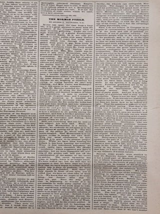 Item #66389 The Independent, Volume XXXVI, Number 1836, New York, Thursday, February 7, 1884....