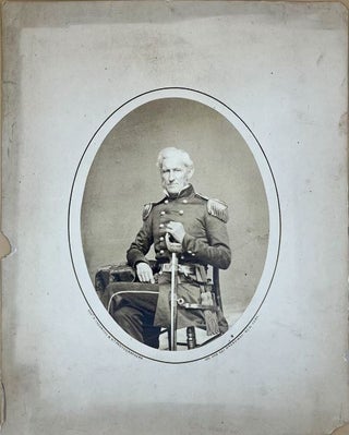 Item #66984 Large Format Photograph of Brigadier General Lorenzo Thomas. Civil War