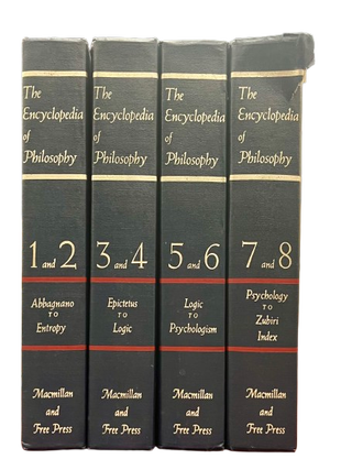 Item #67630 The Encyclopedia of Philosophy (8 volumes in 4). Paul Edwards