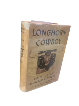 Item #68004 Longhorn Cowboy. James H. Cook, Howard R. Driggs