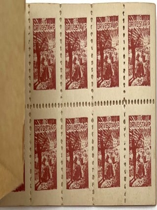 Archive of 22 Industrial Workers of the World stamp booklets, along with loose sheets of stamps and loose stamps