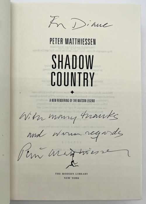 Shadow Country | Peter Matthiessen | Third printing