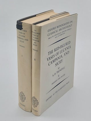 Item #68387 The Red-Figured Vases of Lucania, Campania and Sicily. Volume I: Text. Volume II:...