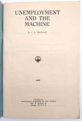 Unemployment and the Machine