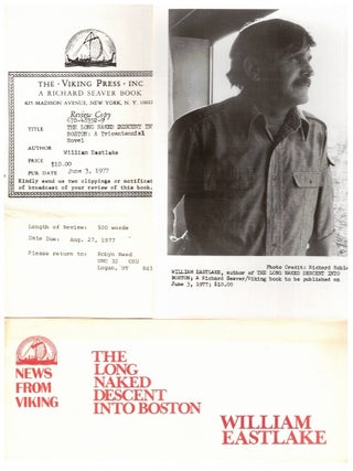 The Long Naked Descent into Boston (signed, with review materials laid in)