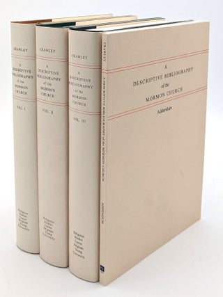 Item #68858 Descriptive Bibliography of the Mormon Church: Volume One, 1830-1847; Volume Two,...