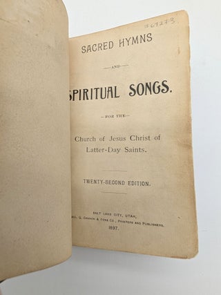 Sacred Hymns and Spiritual Songs for the Church of Jesus Christ of Latter-Day Saints