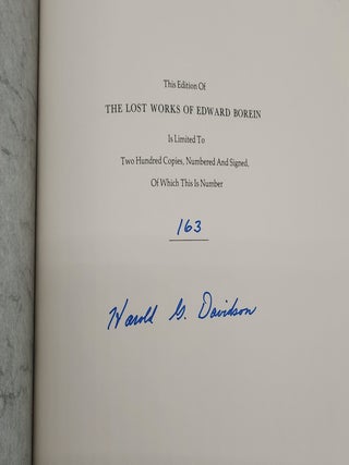 The Lost Works of Edward Borein