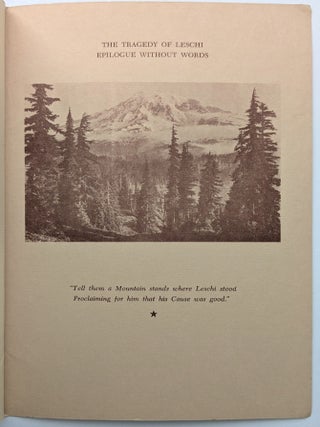 Only the Drums Remembered: A Memento for Leschi