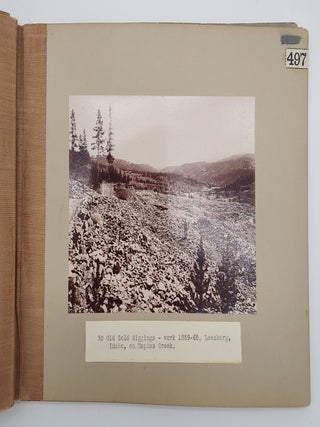 Idaho. Tertiary Lake Beds and Gold Mining. By J. F. Kemp; Cambrian Sandstone Near Malad City. By C. D. Walcott. Nos. 495-501 / Geological Society of America Collection of Photographs Presented by the U.S. Geological Survey: New York. By G. K. Gilbert. Nos. 747-783 (2 Photo Books)