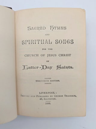 Sacred Hymns and Spiritual Songs for the Church of Jesus Christ of Latter-day Saints