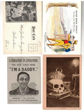 BOOKS AND READING AS DEPICTED BY THE PICTURE POSTCARD 1900-1950- 47 Postcards