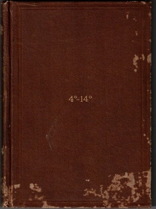 Item #69579 The Inner Sanctuary. Part I. The Book of the Lodge of Perfection. Albert Pike,...