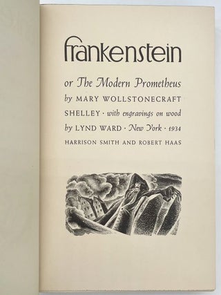 Frankenstein, or The Modern Prometheus