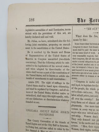 The Revolution. March 25, 1869. Vol. III. No. 12. (Whole No. 64)