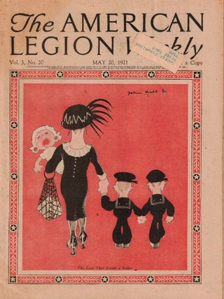Item #69791 The American Legion Weekly. May 20, 1921. Volume 3, Number 20. Jr. Cover Art John Held