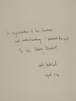 Adolf Hentschel and His Work. Twenty Plates (Inscribed dedication copy)