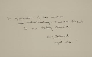 Adolf Hentschel and His Work. Twenty Plates (Inscribed dedication copy)