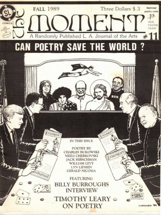 Item #69850 The Moment Fall 1989. #11. Los Angeles, Poetry, Charles Bukowski