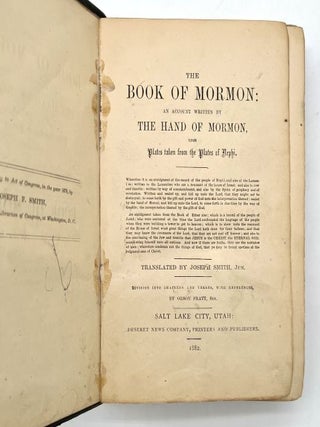 The Book of Mormon: An Account Written by the Hand of Mormon, Upon Plates taken from the Plates of Nephi