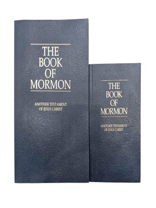 The Book of Mormon: An Account Written by the Hand of Mormon, Upon Plates taken from the Plates of Nephi (Two copies- one copy inscribed by Mark Hofmann, the other inscribed by Dan Lafferty)