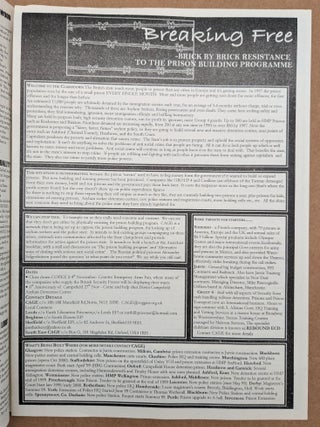 Earth First! Action Update. Issue 62. October 1999. The Monthly Round up of Ecological, and Other, Direct Action from Around Britain.