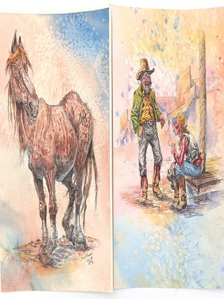 Ernest Franklin. The Cowboy ABC. Twenty Original Drawings.