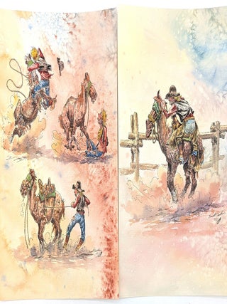 Ernest Franklin. The Cowboy ABC. Twenty Original Drawings.