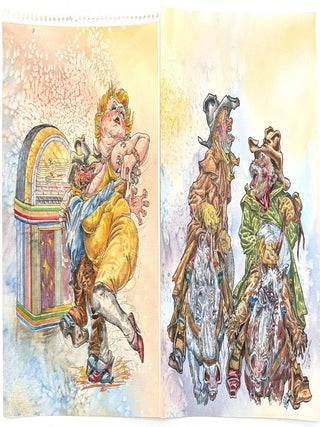 Ernest Franklin. The Cowboy ABC. Twenty Original Drawings.