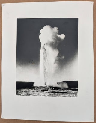Item #70770 13040. Old Faithful Geyser, Yellowstone Park. J. E. Haynes, Jack Ellis Haynes