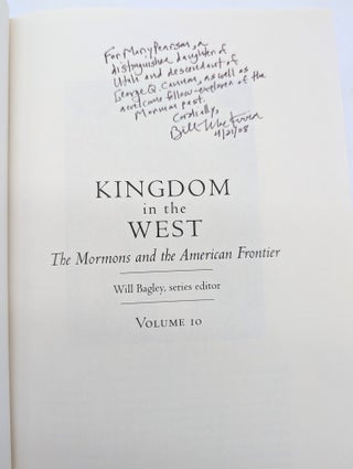 Kingdom in the West: The Mormons and the American Frontier (16 volumes)