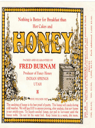 Item #70924 Nothing is Better for Breakfast than Hot Cakes and HONEY Packed and Guaranteed by...